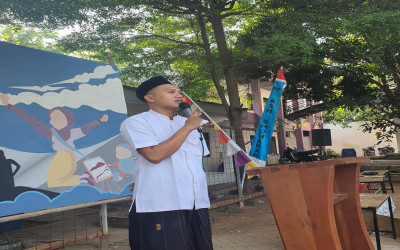 Upacara Hari Santri di Pondok Pesantren Ash Shohabah